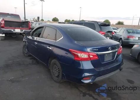 2016 Nissan Sentra S z USA, uszkodzony, nr VIN 3N1AB7AP3GY253965
